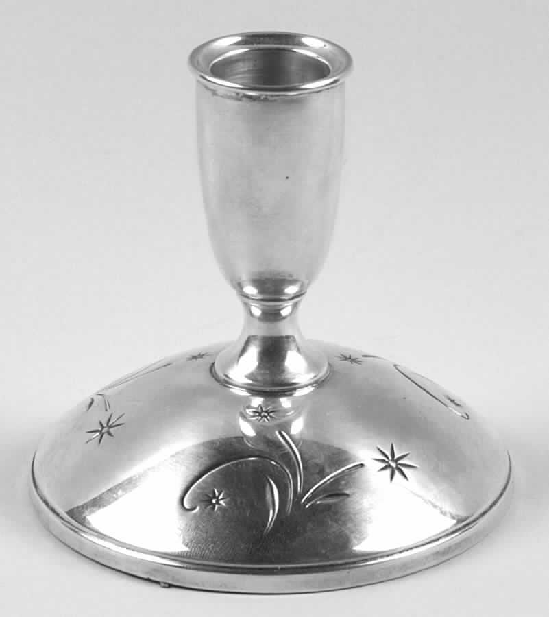 Celeste (Sterling, 1956, Hollowware) Weighted Console Candleholder by Gorham Silver-1