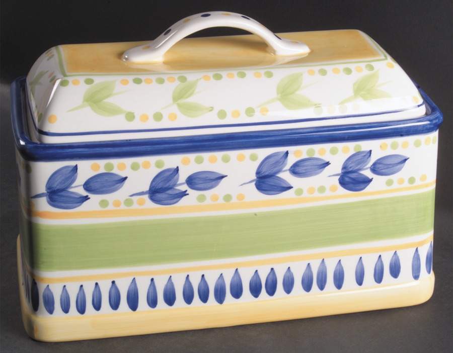 Clarisse Bread Box & Lid by Gibson Designs-1