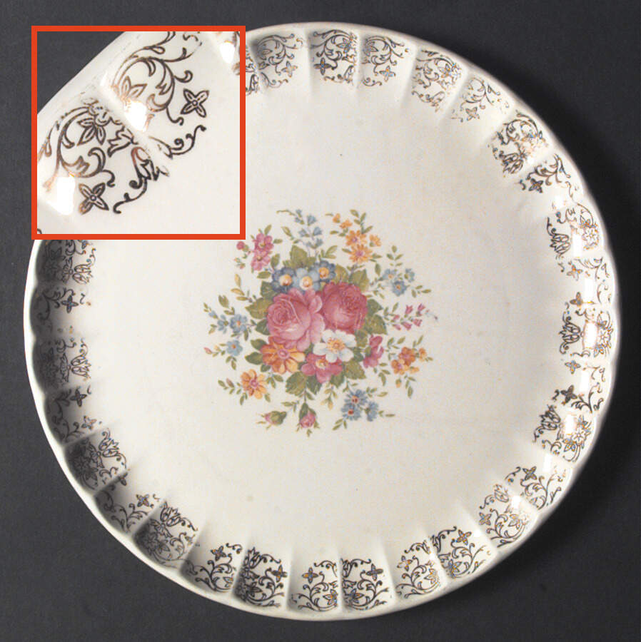 GEO251 Dinner Plate by WS George-1