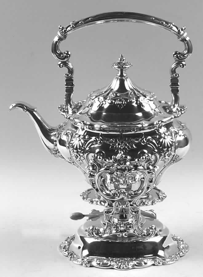 A2366 (Sterling, Hollowware) Kettle, Stand & Burner by Gorham Silver-1