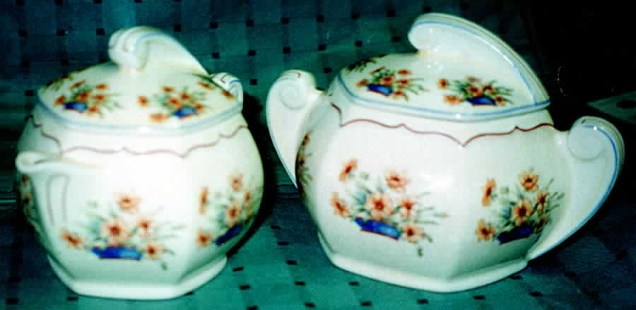 Fantasy Sugar Bowl & Lid by WS George-1
