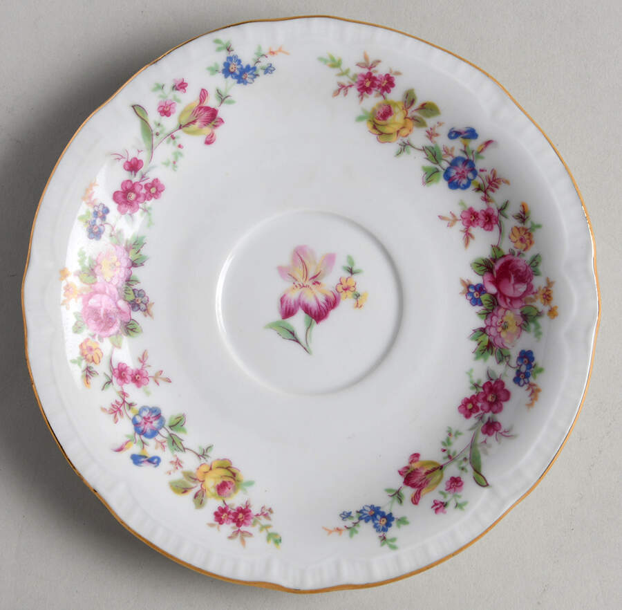 Bouquet Saucer by Gebruder Benedikt-1