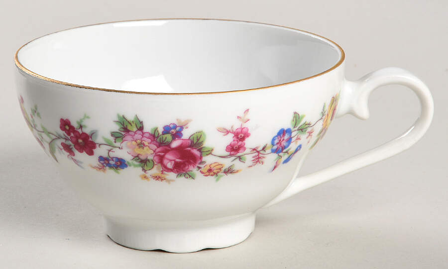 Bouquet Footed Cup by Gebruder Benedikt-1