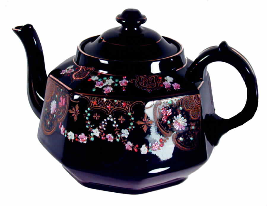 1747 Teapot & Lid by Gibson & Sons-1