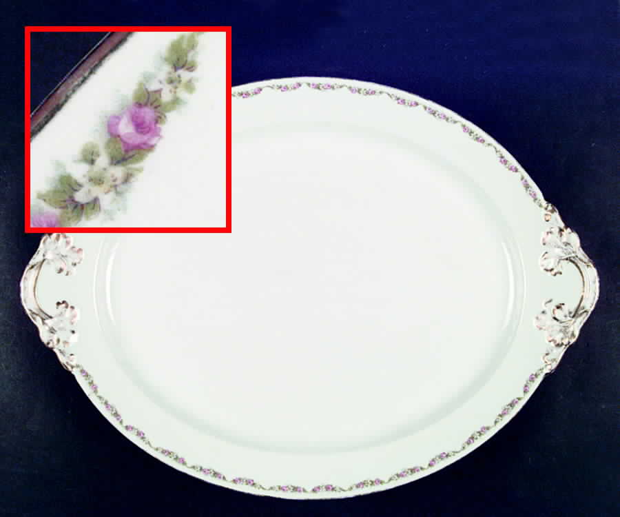 GUE319 18" Oval Serving Platter by WM Guerin-1