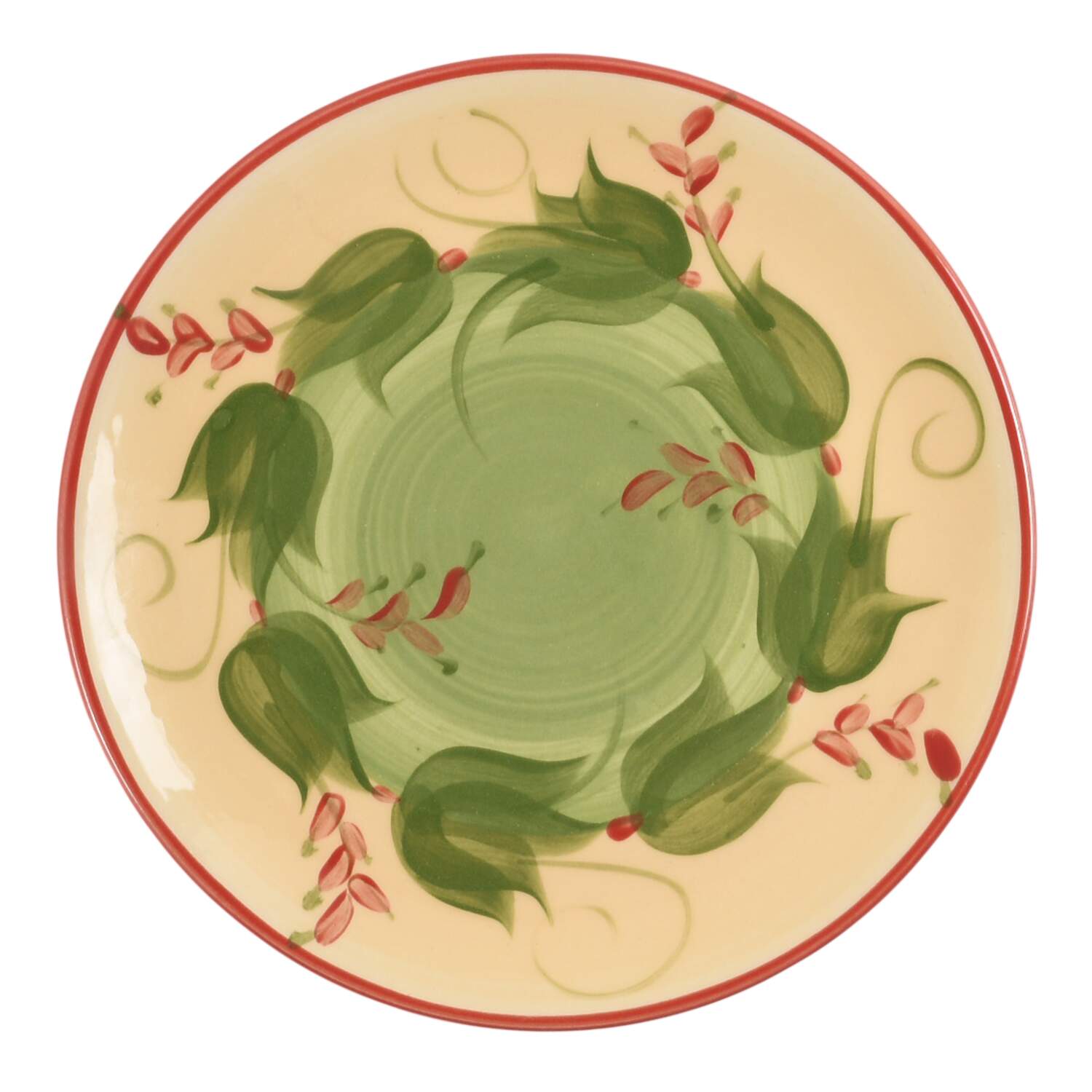 Laurel Leaf Salad Plate by Gail Pittman-1