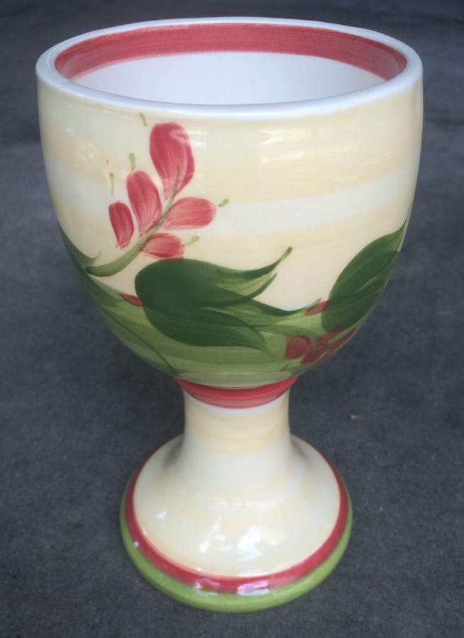 Laurel Leaf China Goblet by Gail Pittman-1