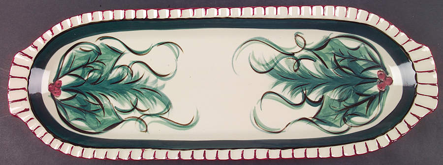 Hollylujah Bread Tray by Gail Pittman-1