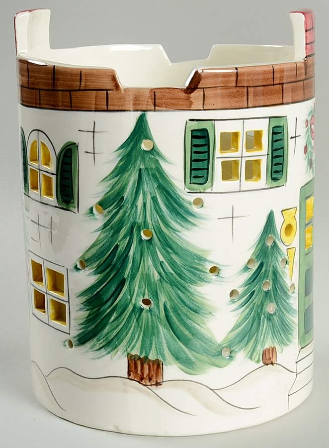 Hollylujah Large Pierced Votive by Gail Pittman-1