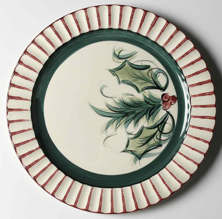 Hollylujah Dinner Plate by Gail Pittman-1