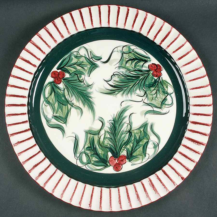 Hollylujah 14" Chop Plate (Round Platter) by Gail Pittman-1