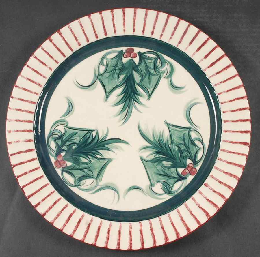 Hollylujah 13" Chop Plate (Round Platter) by Gail Pittman-1