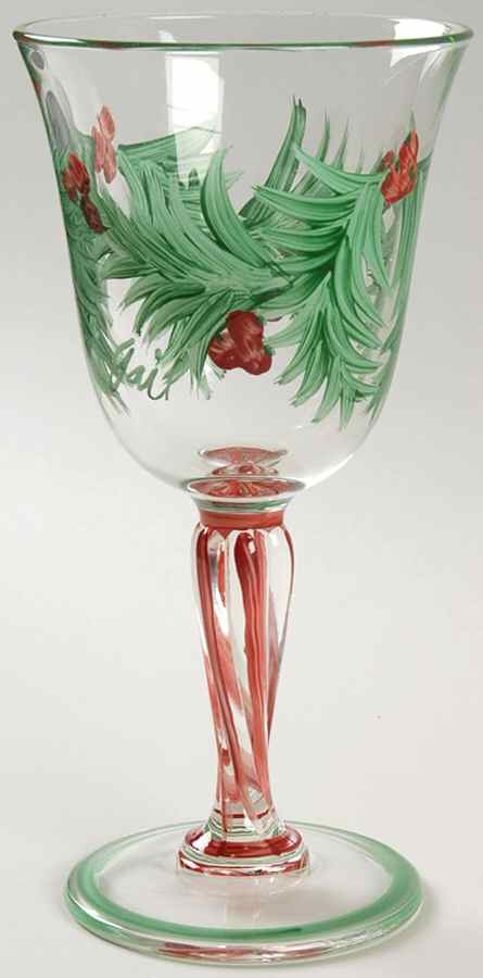 Hollylujah 10 Oz Glassware Goblet by Gail Pittman-1