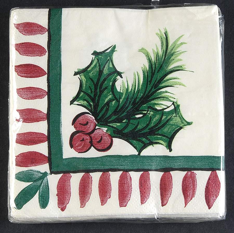 Hollylujah Package of Paper Beverage Napkins by Gail Pittman-1
