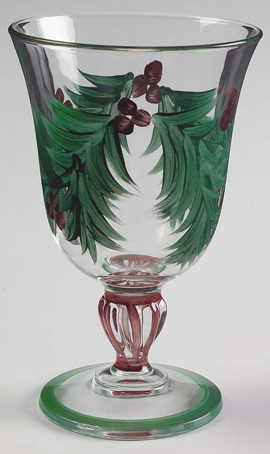 Hollylujah 12 Oz Glassware Goblet by Gail Pittman-1