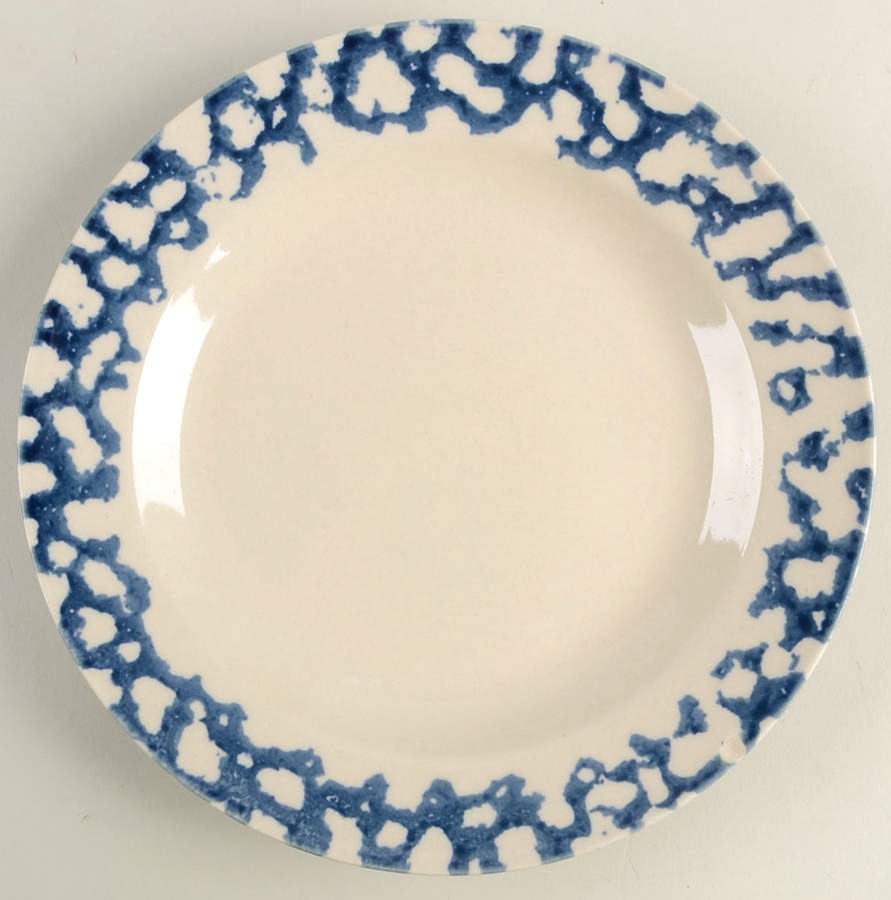COBALT SPONGE Salad Plate by Gibson Designs-1