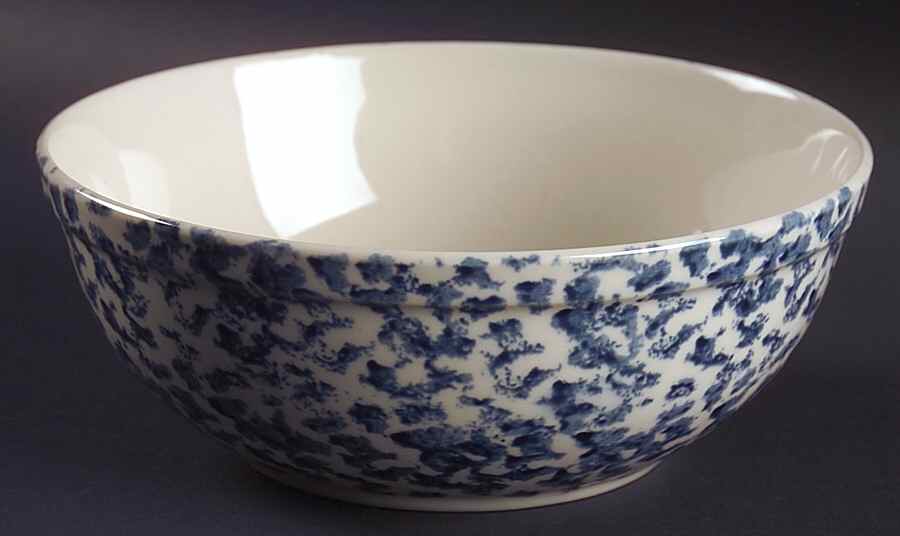 COBALT SPONGE Soup/Cereal Bowl by Gibson Designs-1