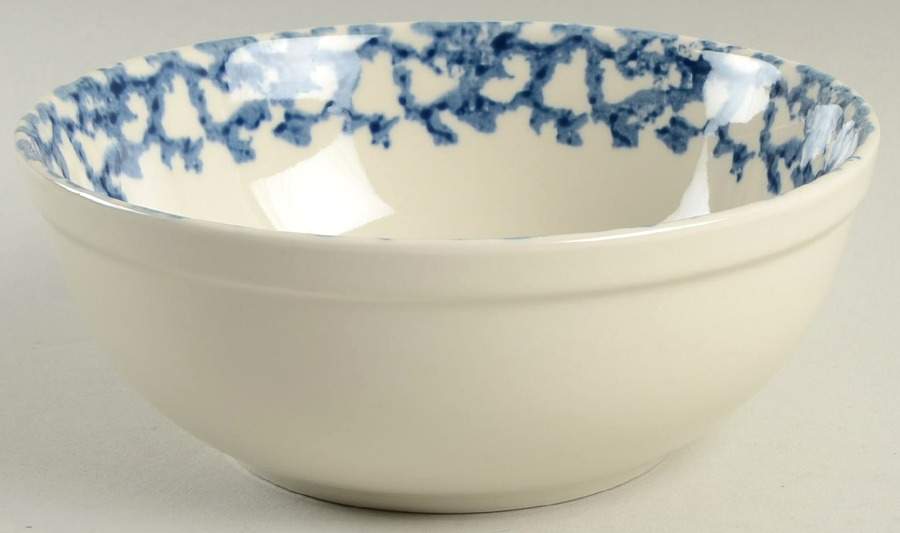 COBALT SPONGE Soup/Cereal Bowl by Gibson Designs-1