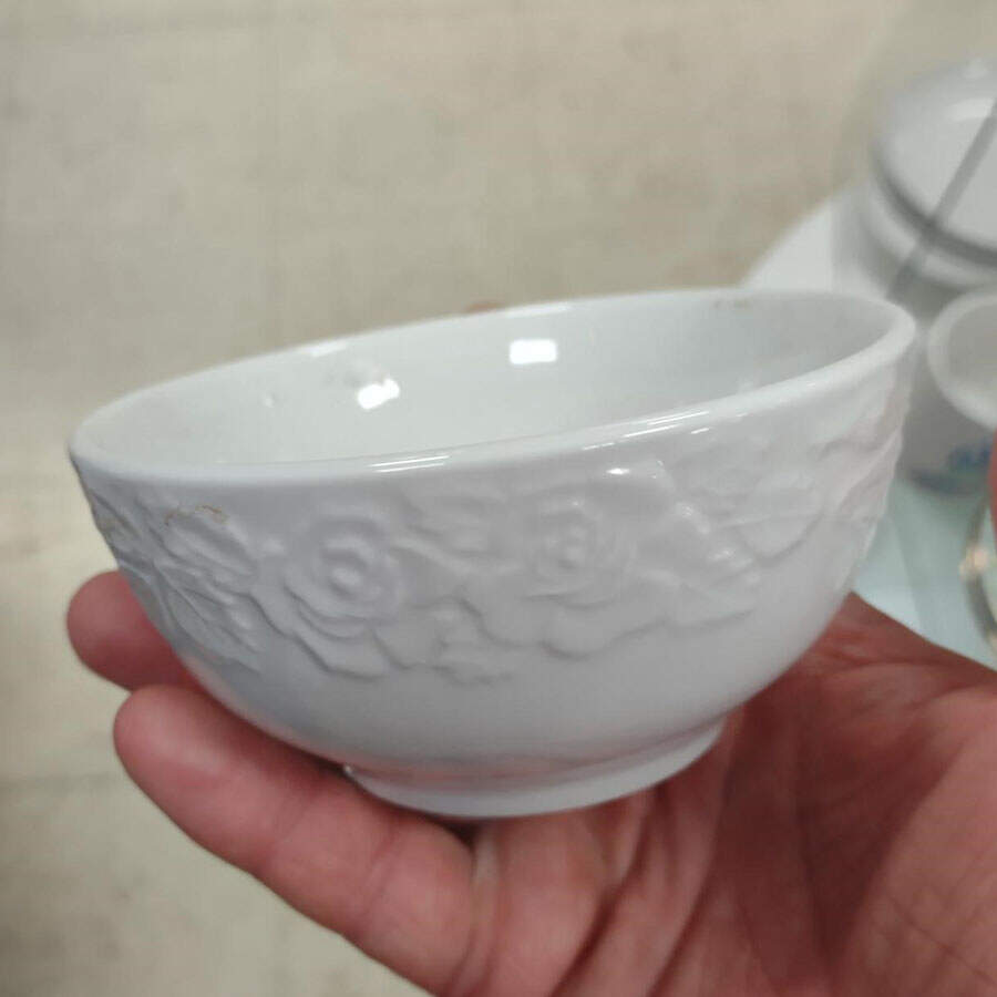 ROSE GARDEN Fruit/Dessert (Sauce) Bowl by Gibson Designs-1