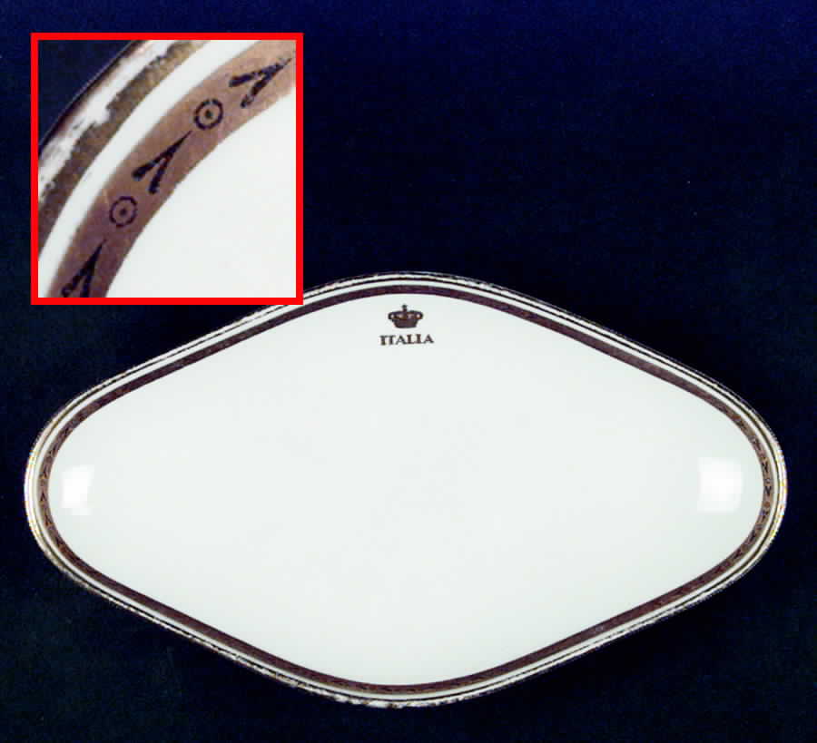 9416 Underplate for Gravy Boat by Ginori 1735-1