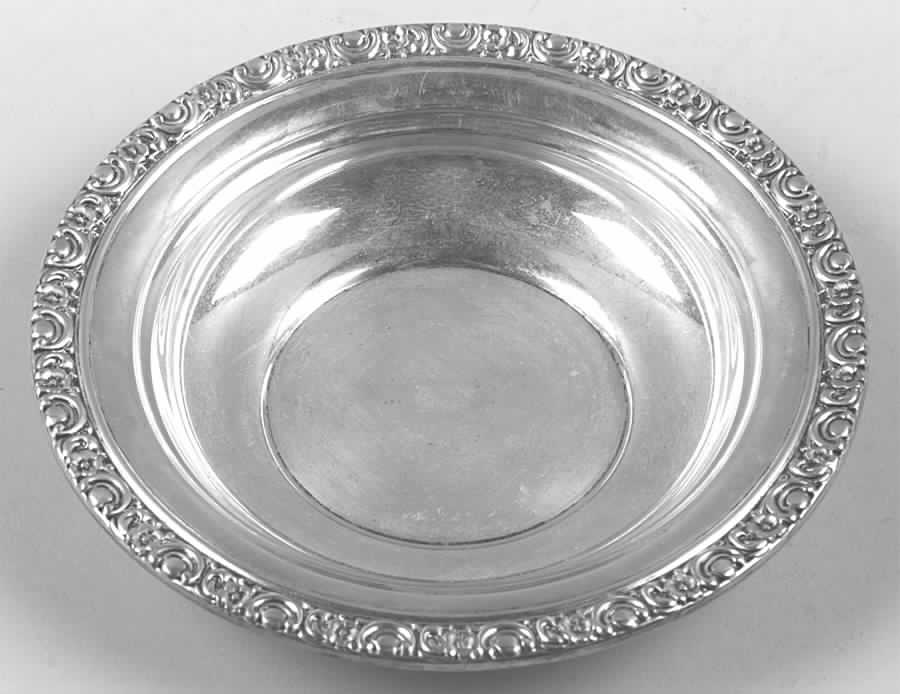 Rochelle (Sterling, Hollowware) Medium Sterling Bon Bon Bowl by Gorham Silver-1