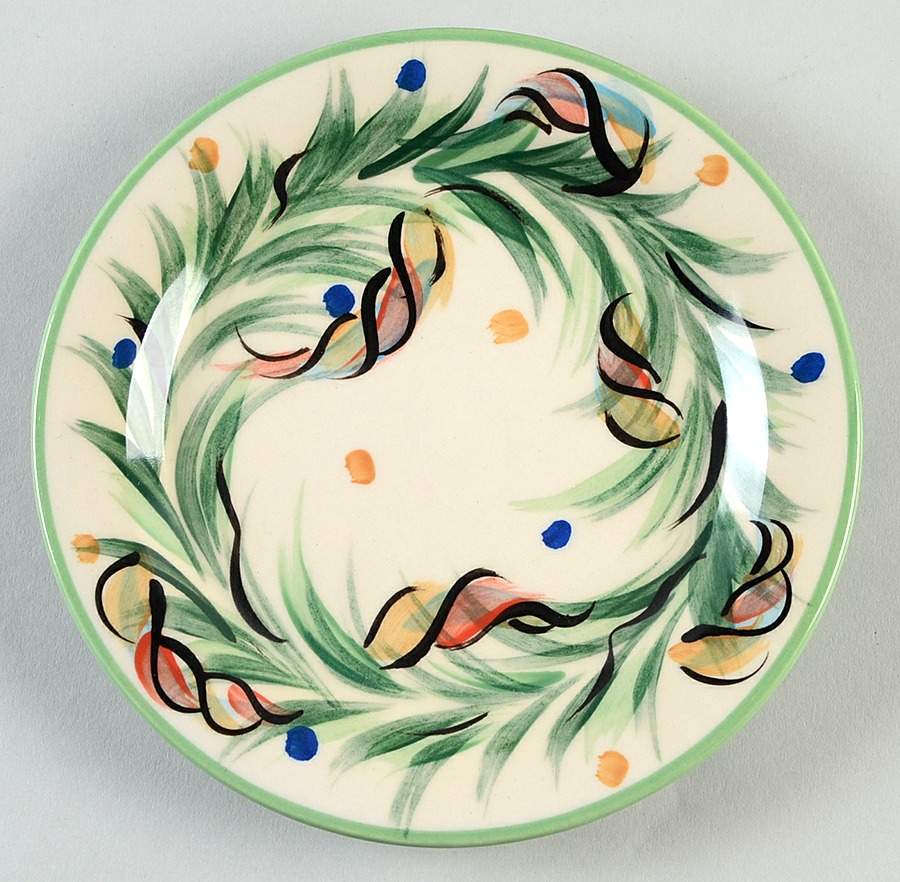 Honeysuckle Bread & Butter Plate by Gail Pittman-1