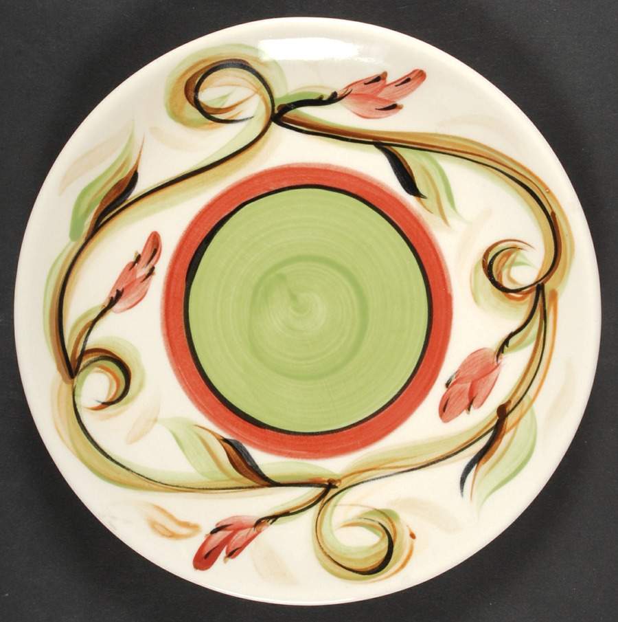 Honeysuckle Salad Plate by Gail Pittman-1