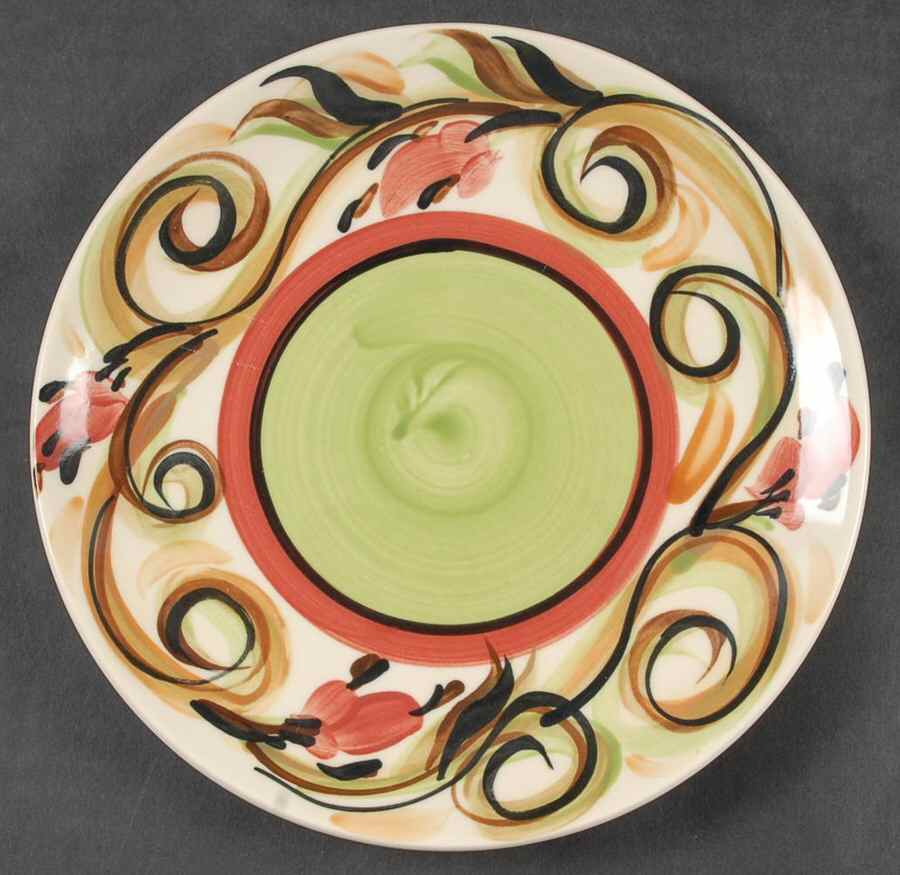 Honeysuckle Salad Plate by Gail Pittman-1