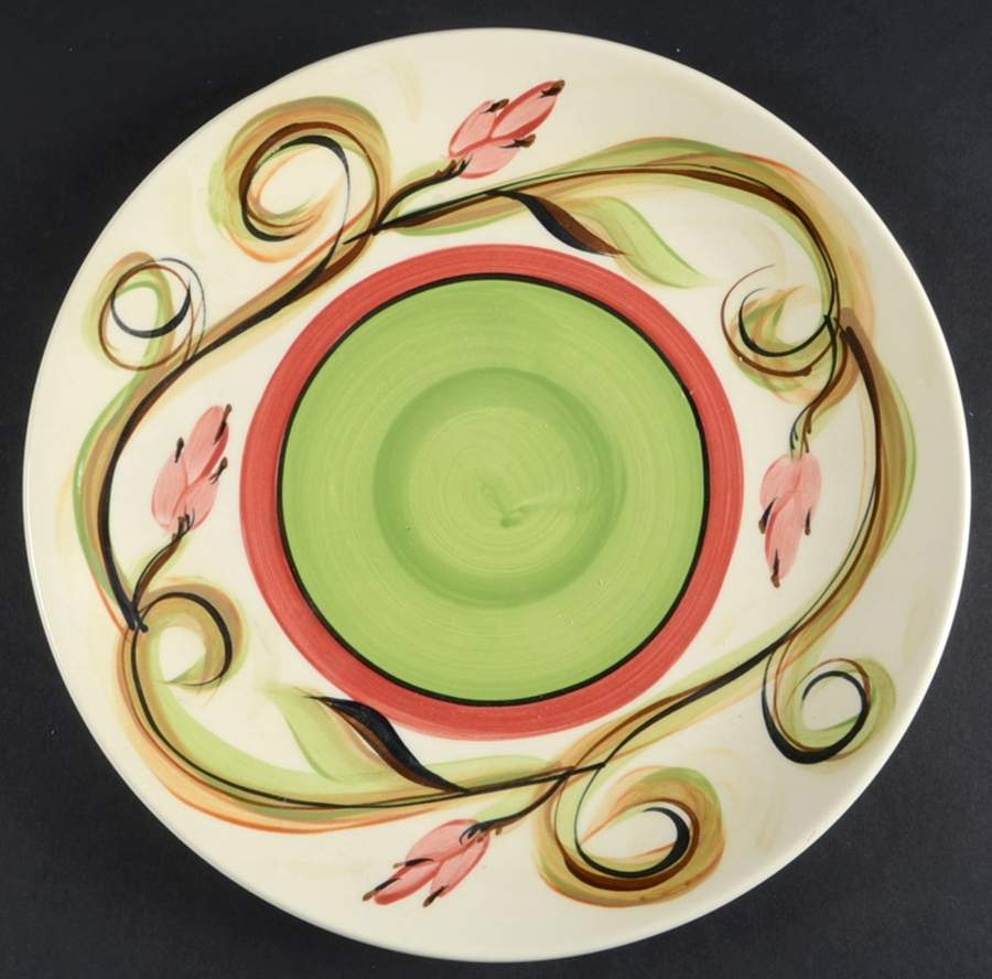 Honeysuckle Dinner Plate by Gail Pittman-1