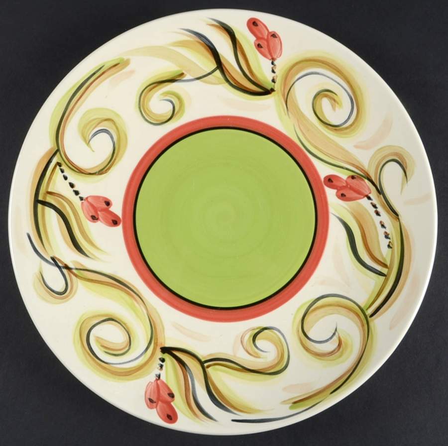 Honeysuckle Dinner Plate by Gail Pittman-1