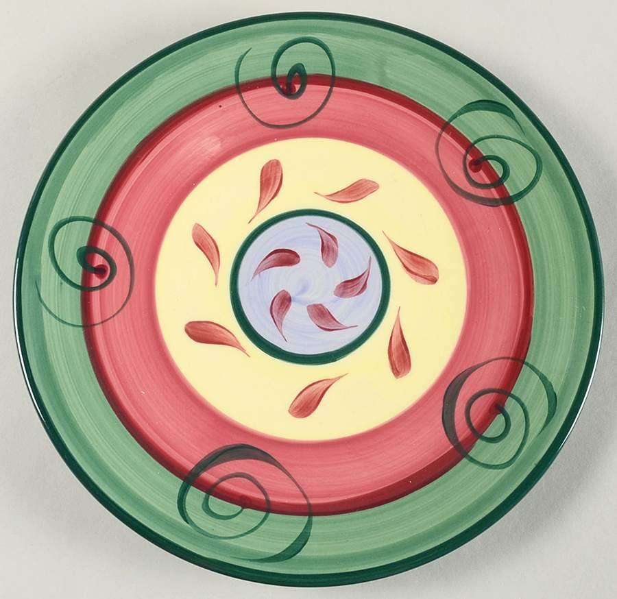 Street Party Large Dinner Plate by Gail Pittman-1