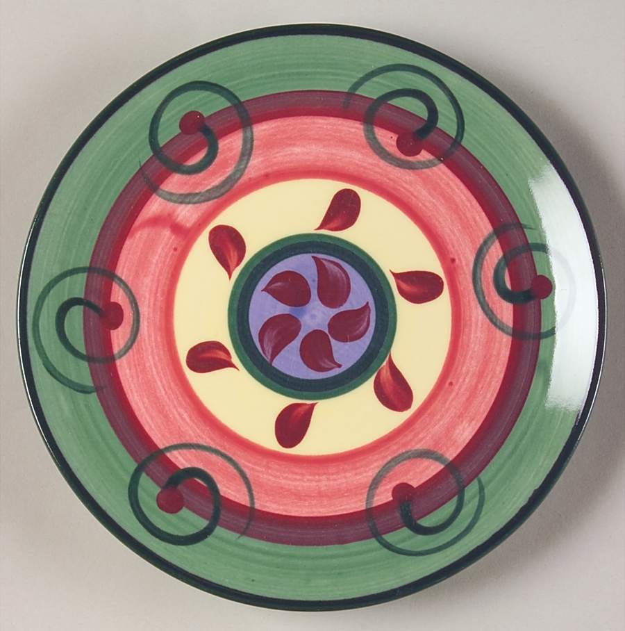 Street Party Salad Plate by Gail Pittman-1