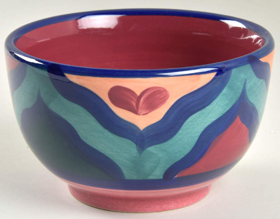 Red Azalea Rice Bowl by Gail Pittman-1