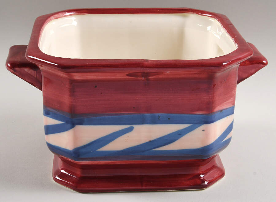 Red Azalea Tureen No Lid by Gail Pittman-1
