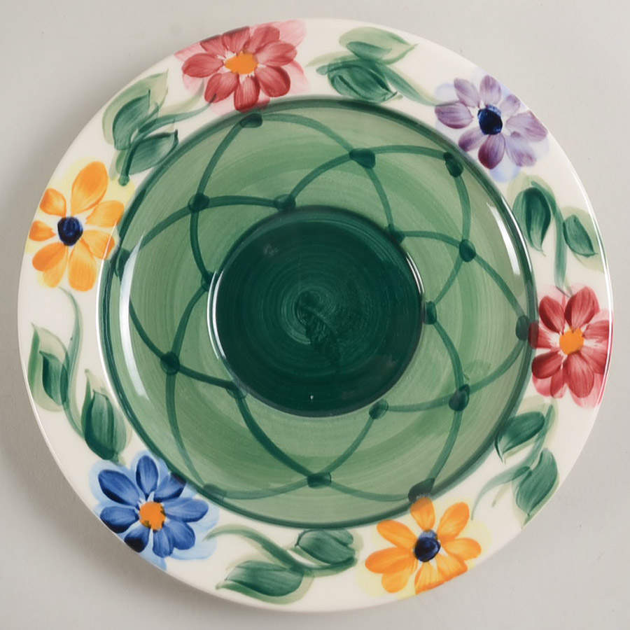Daisy Chain Saucer for Breakfast Cup by Gail Pittman-1