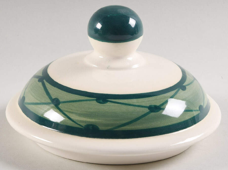 Daisy Chain Lid for Extra Large Canister by Gail Pittman-1