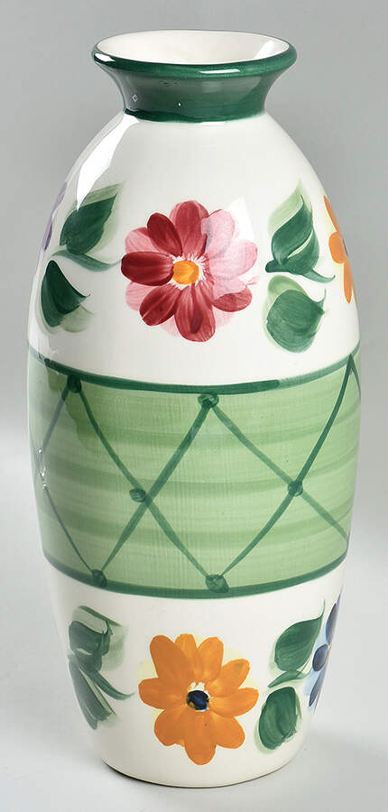 Daisy Chain 12" Vase by Gail Pittman-1