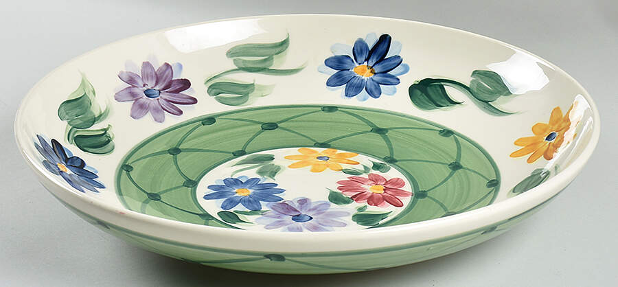 Daisy Chain Low Fruit/Pasta Bowl by Gail Pittman-1