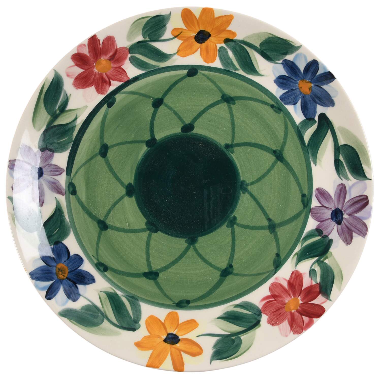 Daisy Chain Dinner Plate by Gail Pittman-1
