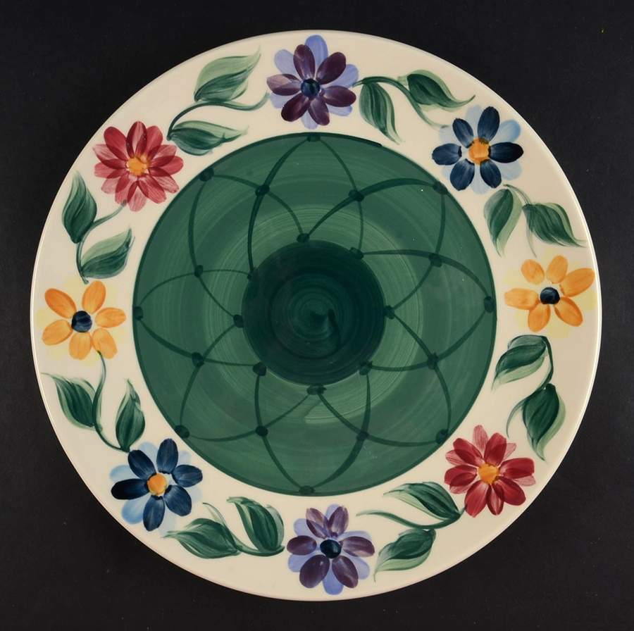 Daisy Chain Large Dinner Plate by Gail Pittman-1