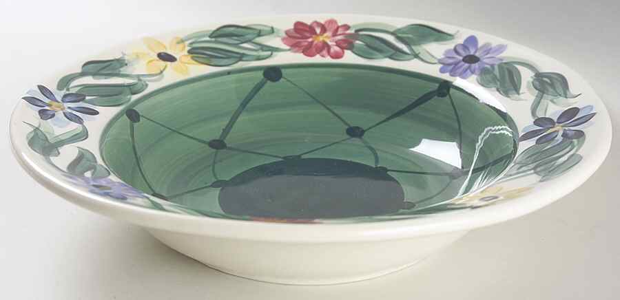 Daisy Chain 10" Individual Pasta Bowl by Gail Pittman-1