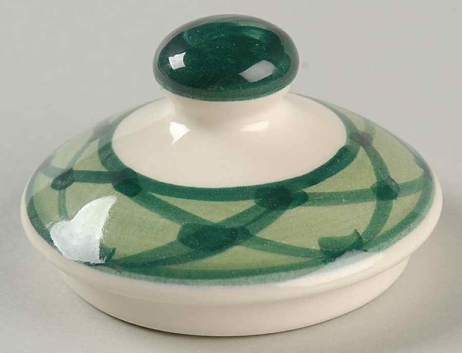 Daisy Chain Lid for Sugar Bowl by Gail Pittman-1