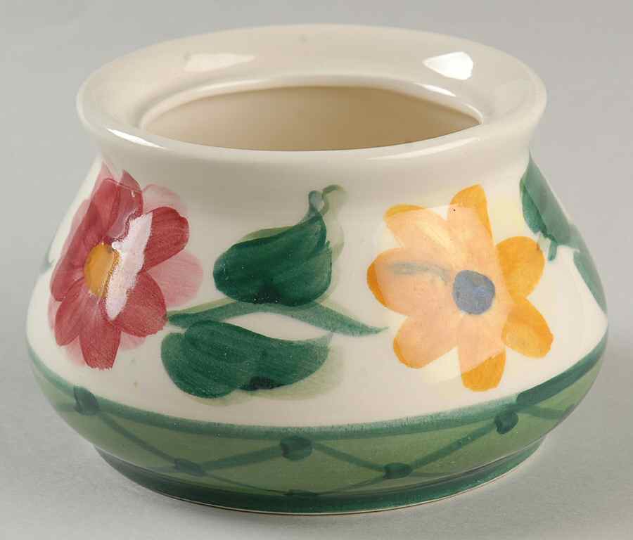 Daisy Chain Sugar Bowl No Lid by Gail Pittman-1
