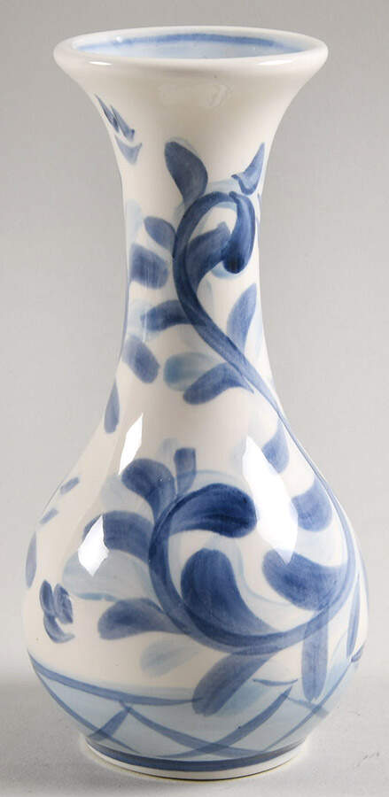 Lace 6" Bud Vase by Gail Pittman-1