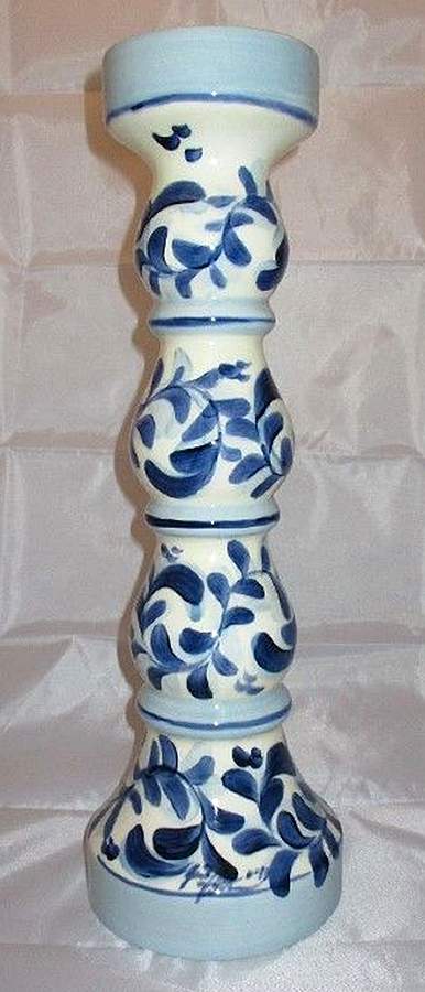 Lace 15' Pillar Candleholder by Gail Pittman-1