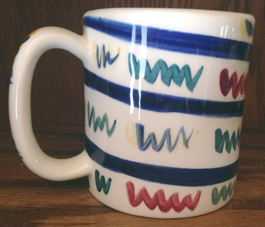 Zig Zag Mug by Gail Pittman-1