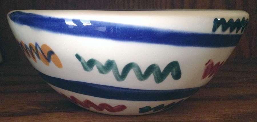 Zig Zag Coupe Cereal Bowl by Gail Pittman-1