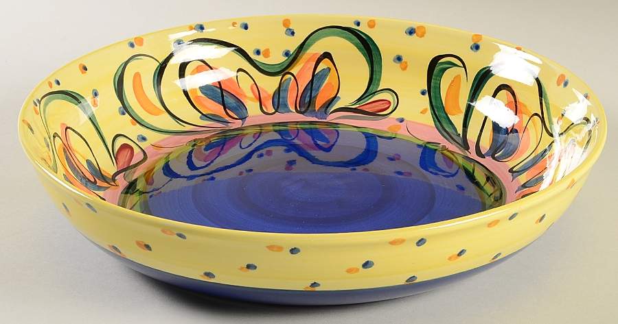 Glory 14" Pasta Serving Bowl by Gail Pittman-1