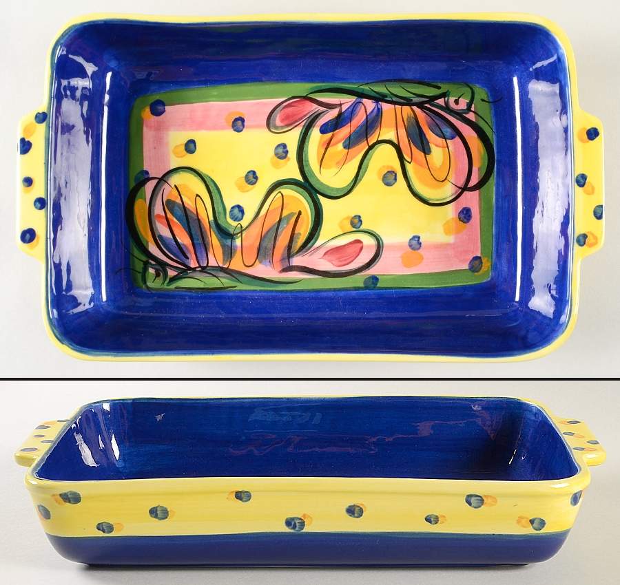 Glory 13"  Rectangular Baker by Gail Pittman-1