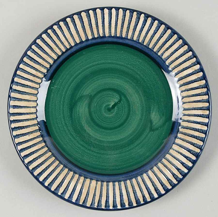 Green Azalea Salad Plate by Gail Pittman-1